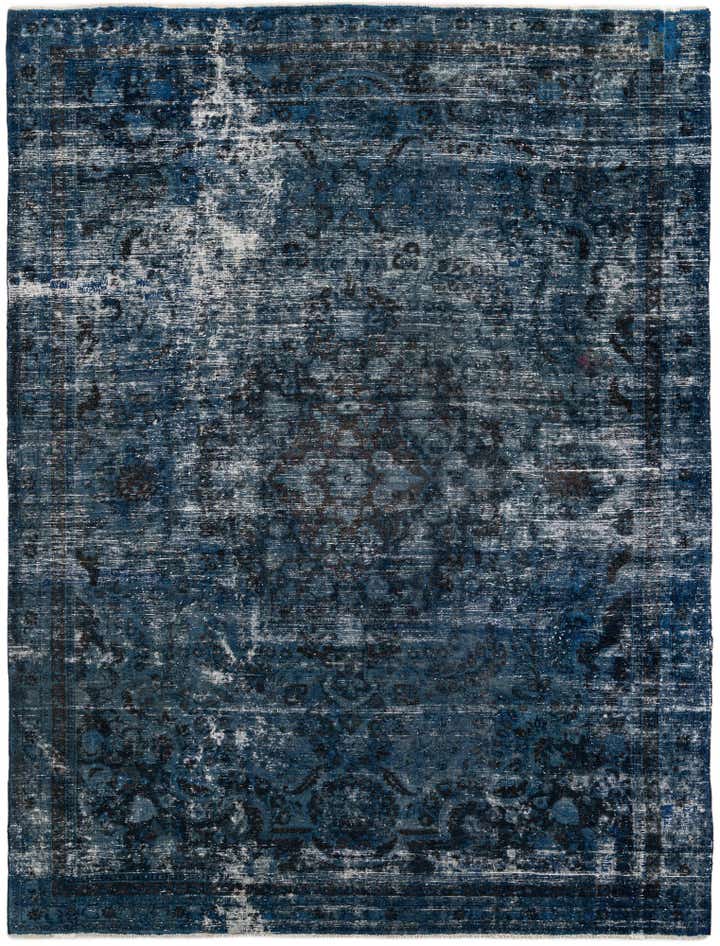 8' 10 x 11' 9 Hand Knotted Ultra Vintage Persian Wool Rug