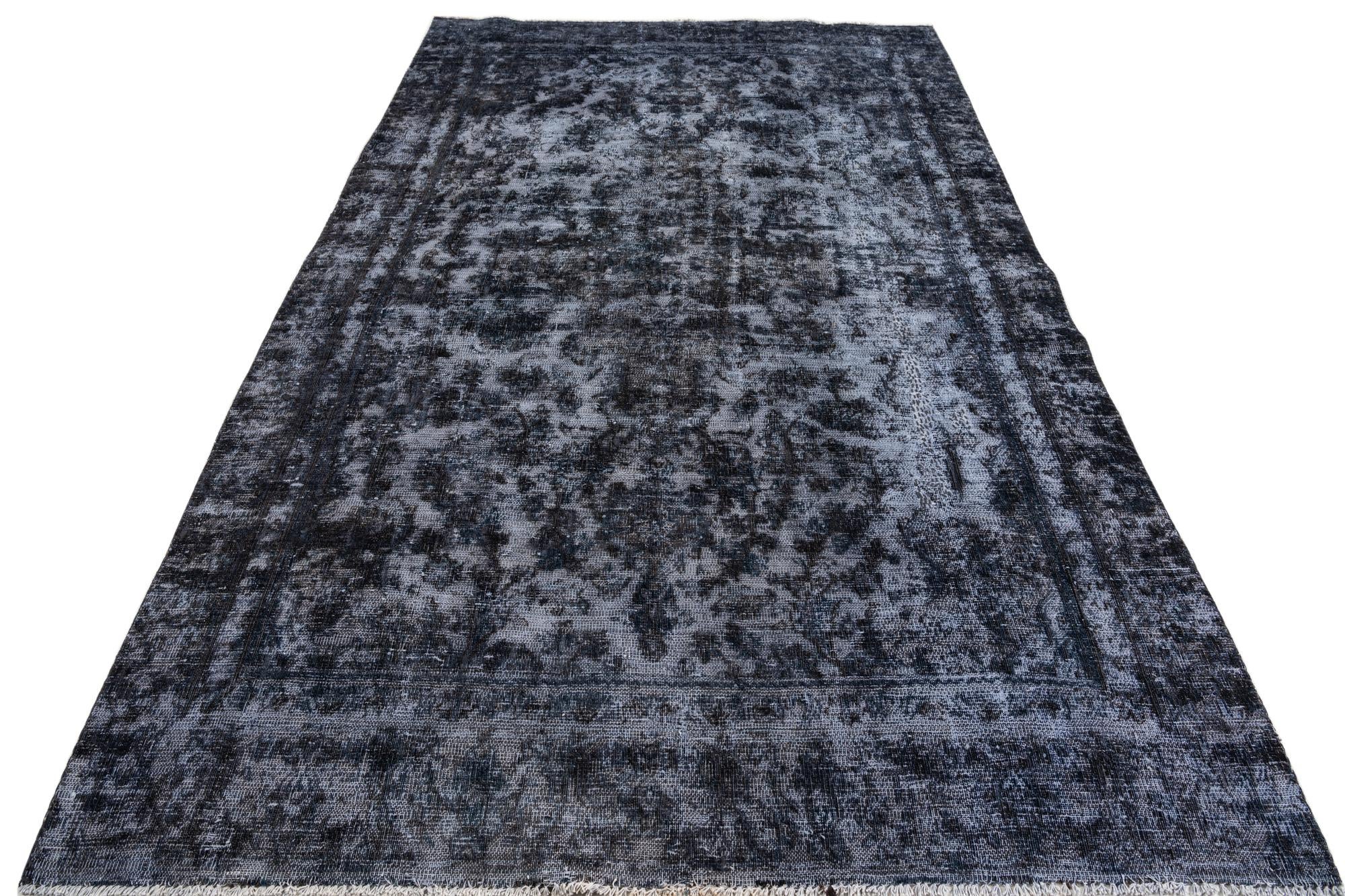 5' 6 x 9' Hand Knotted Ultra Vintage Persian Wool Rug