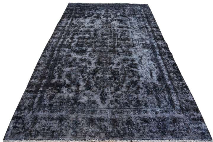 5' 6 x 9' Hand Knotted Ultra Vintage Persian Wool Rug