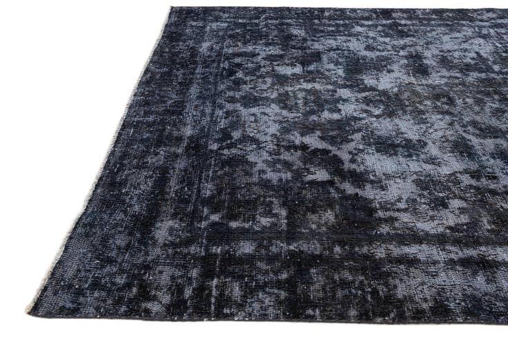 Detail image of 5' 6 x 9' Hand Knotted Ultra Vintage Persian Wool Rug