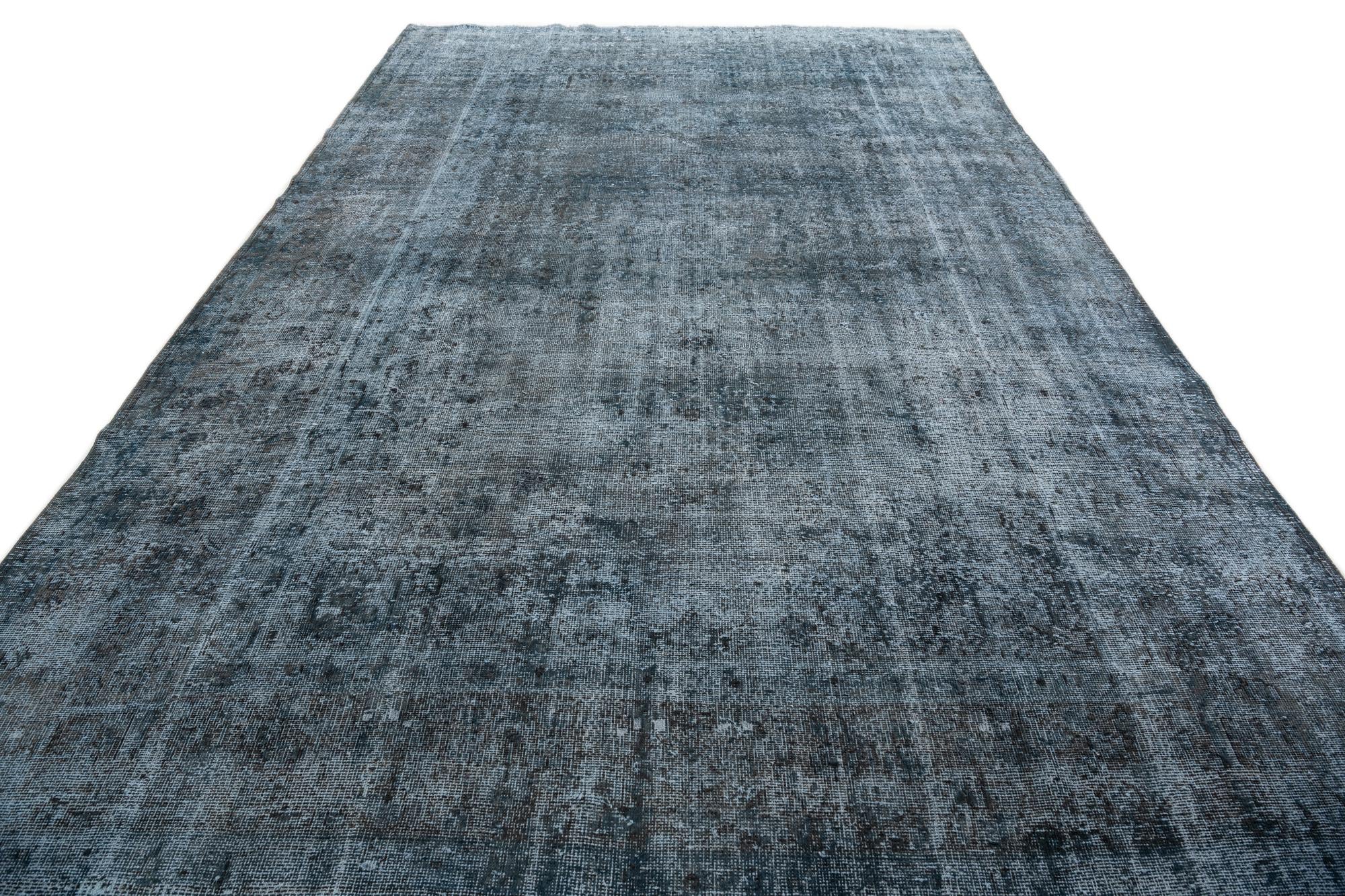 8' 6 x 13' 5 Hand Knotted Ultra Vintage Persian Wool Rug