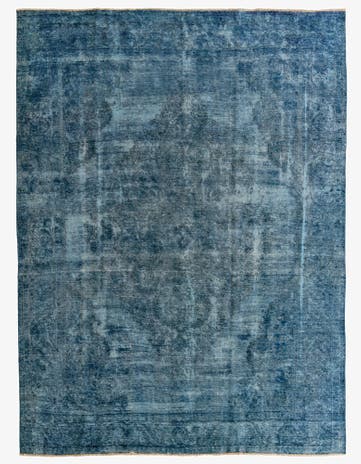 9' 6 x 12' 7 Hand Knotted Ultra Vintage Persian Wool Rug