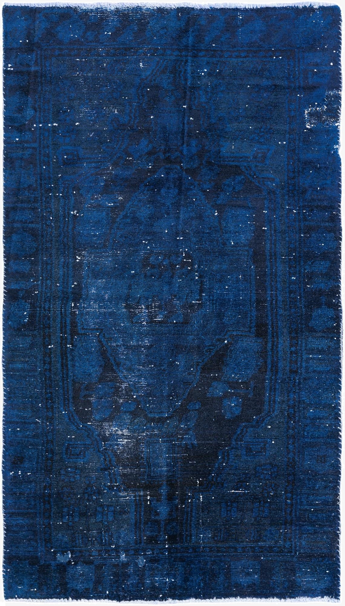 3' 8 x 6' 8  Hand Knotted Ultra Vintage Persian Wool Rug