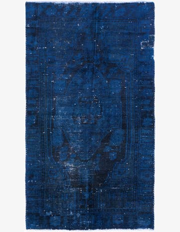 3' 8 x 6' 8 Hand Knotted Ultra Vintage Persian Wool Rug