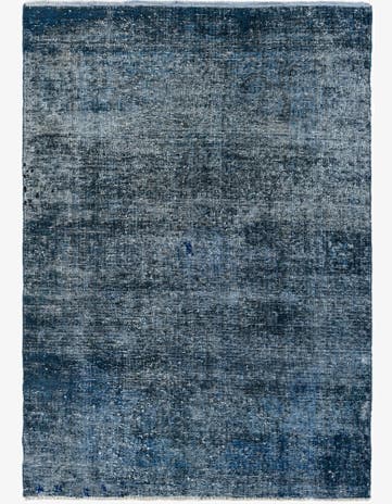 4' 10 x 5' 10 Hand Knotted Ultra Vintage Persian Wool Rug