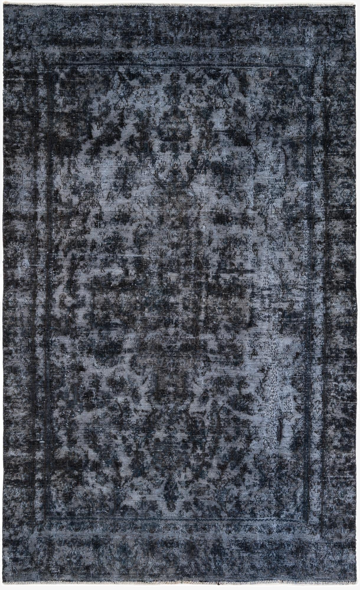 5' 6 x 9'  Hand Knotted Ultra Vintage Persian Wool Rug