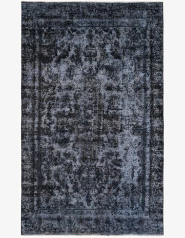 5' 6 x 9' Hand Knotted Ultra Vintage Persian Wool Rug