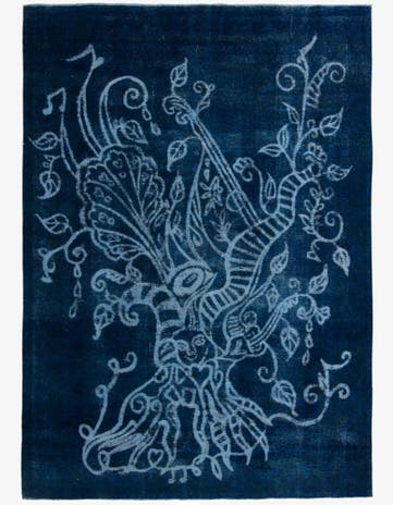 8' 1 x 12' 4 Hand Knotted Ultra Vintage Persian Wool Rug