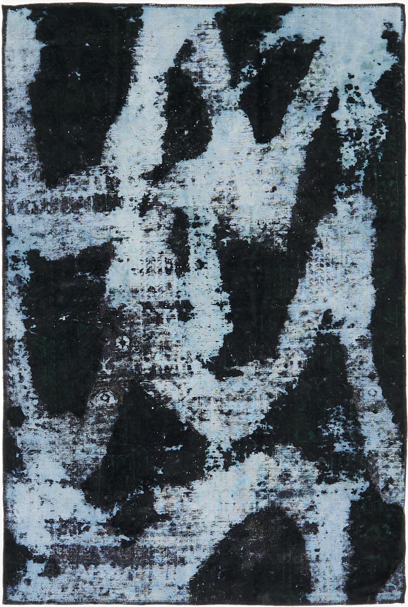 135cm x 200cm  Hand Knotted Ultra Vintage Persian Wool Rug