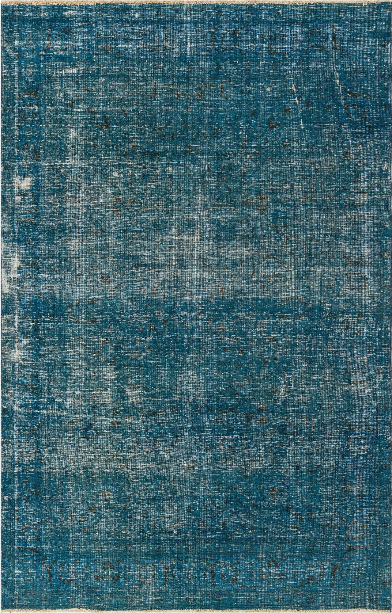 Primary image 6' 3 x 9' 8  Hand Knotted Ultra Vintage Persian Wool Rug