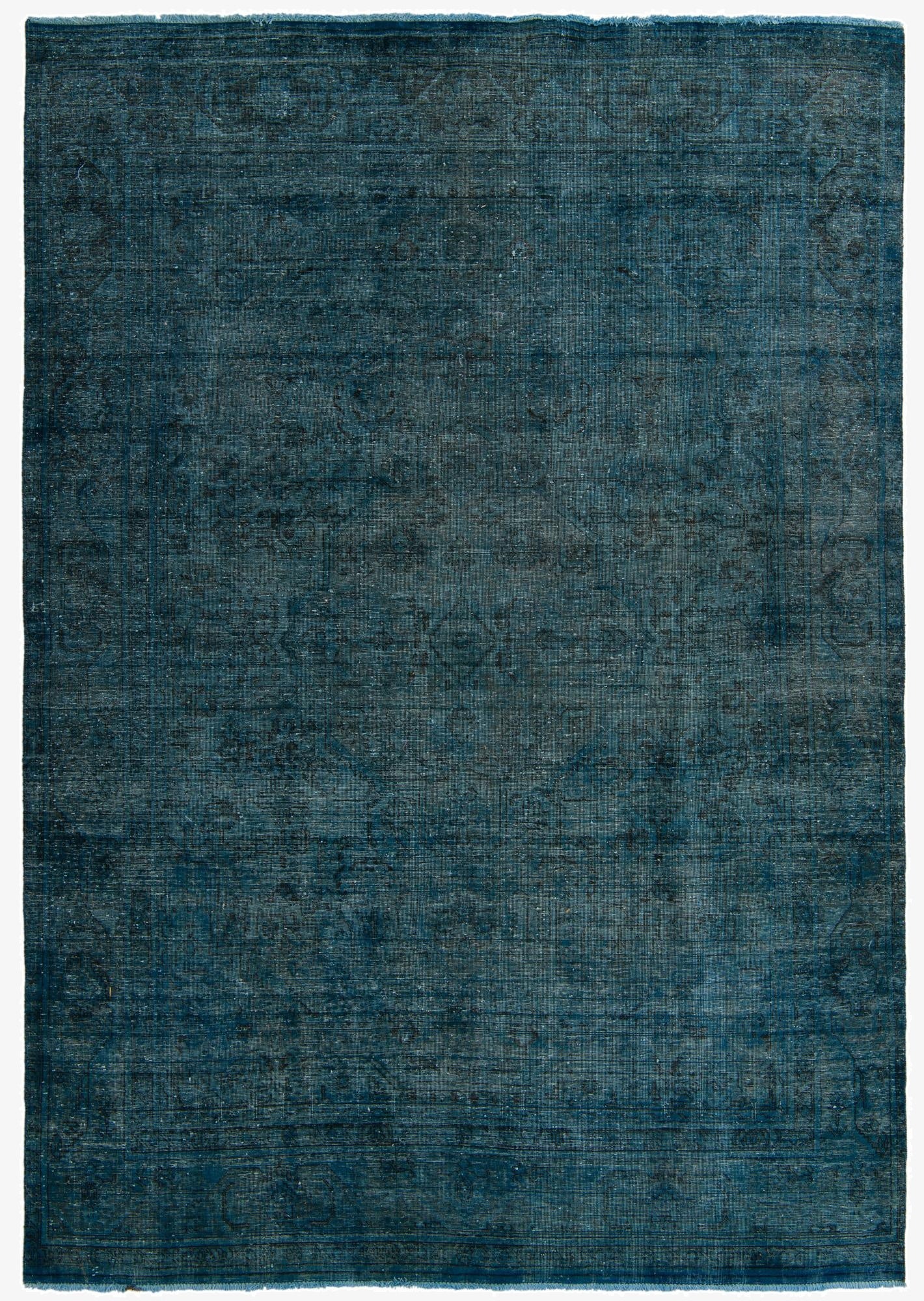 7' 10 x 11' 3  Hand Knotted Ultra Vintage Persian Wool Rug