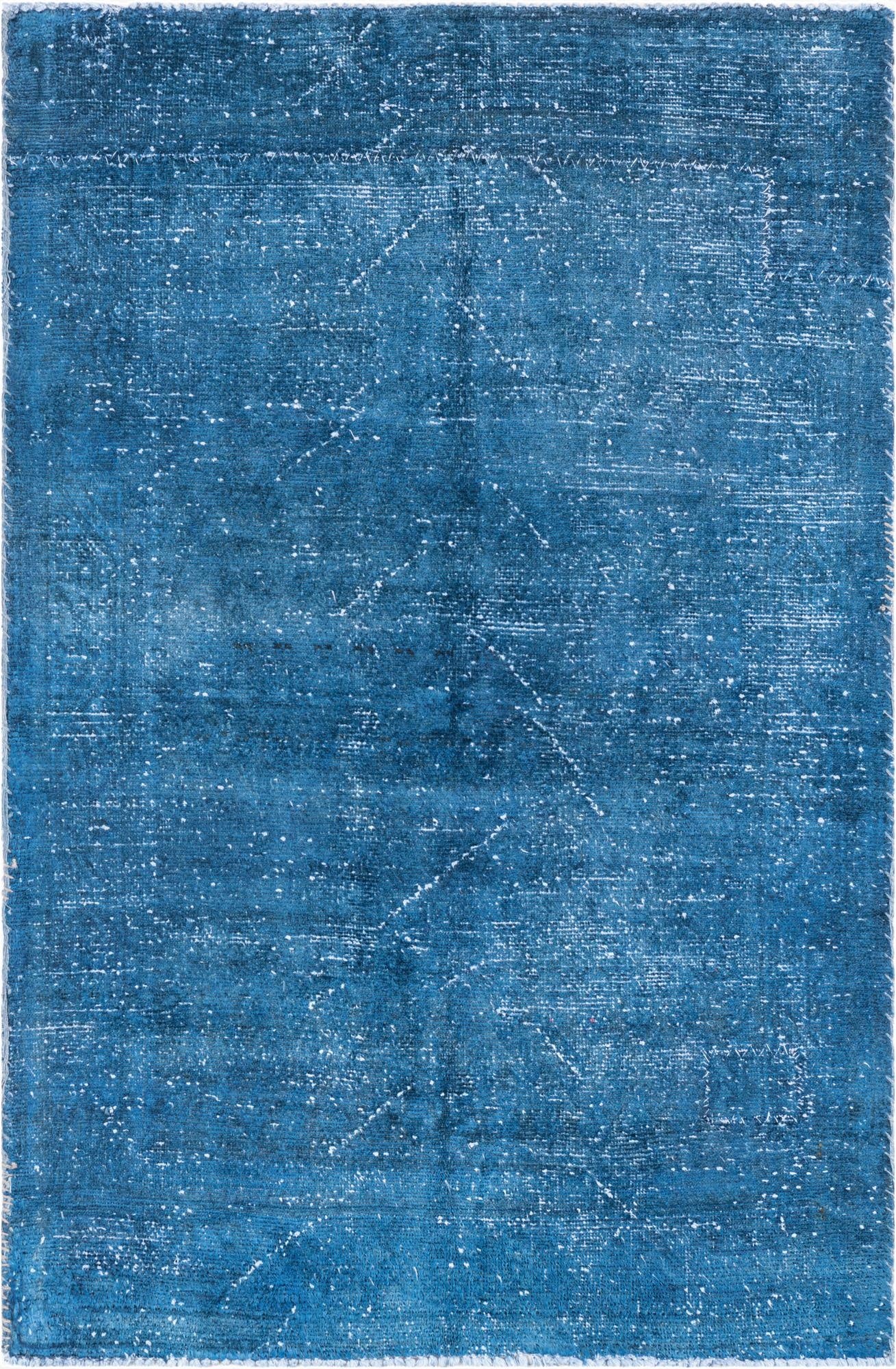 3' 7 x 5' 4  Hand Knotted Ultra Vintage Persian Wool Rug