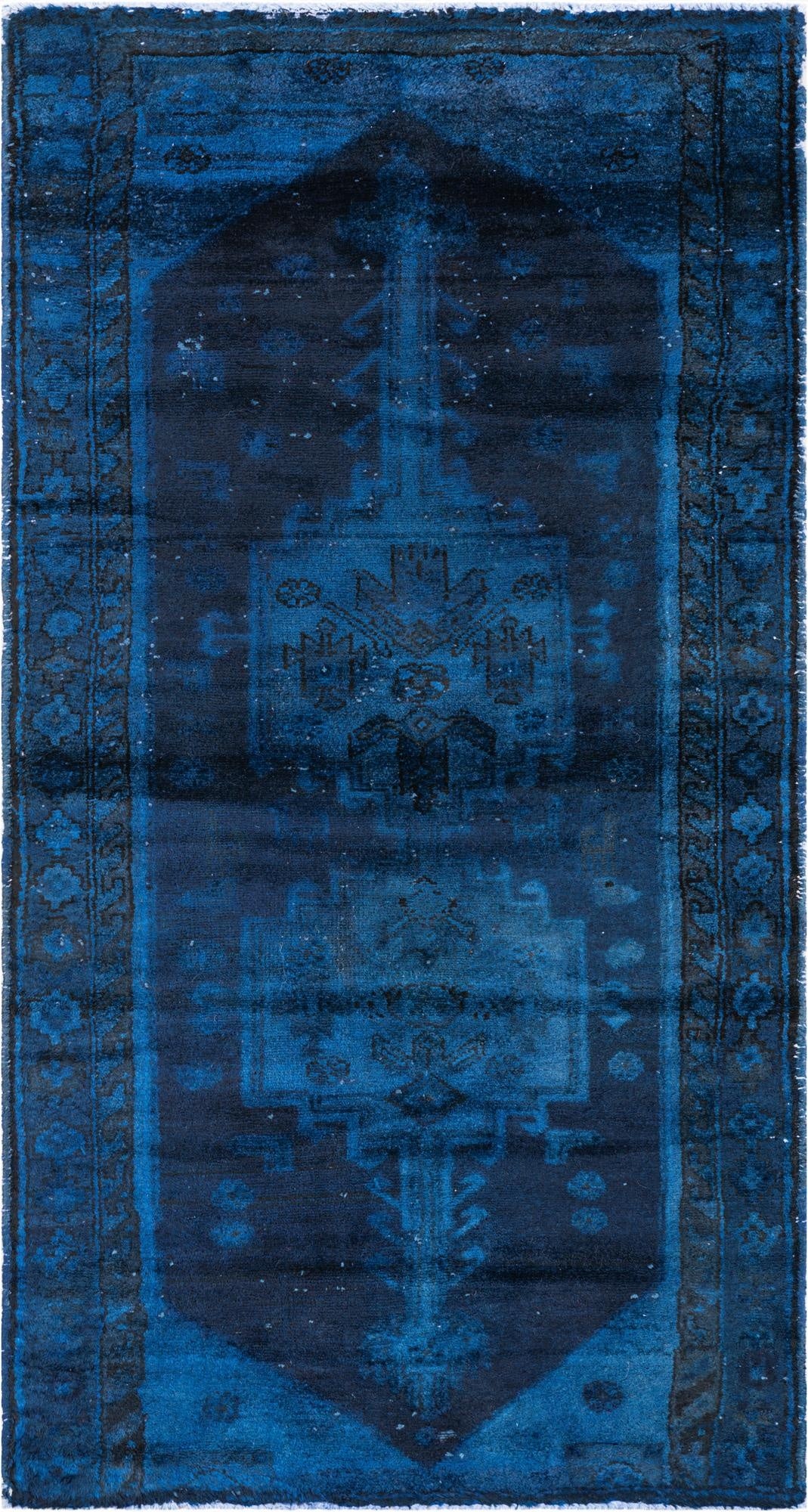 3' 4 x 6' 2  Hand Knotted Ultra Vintage Persian Wool Rug