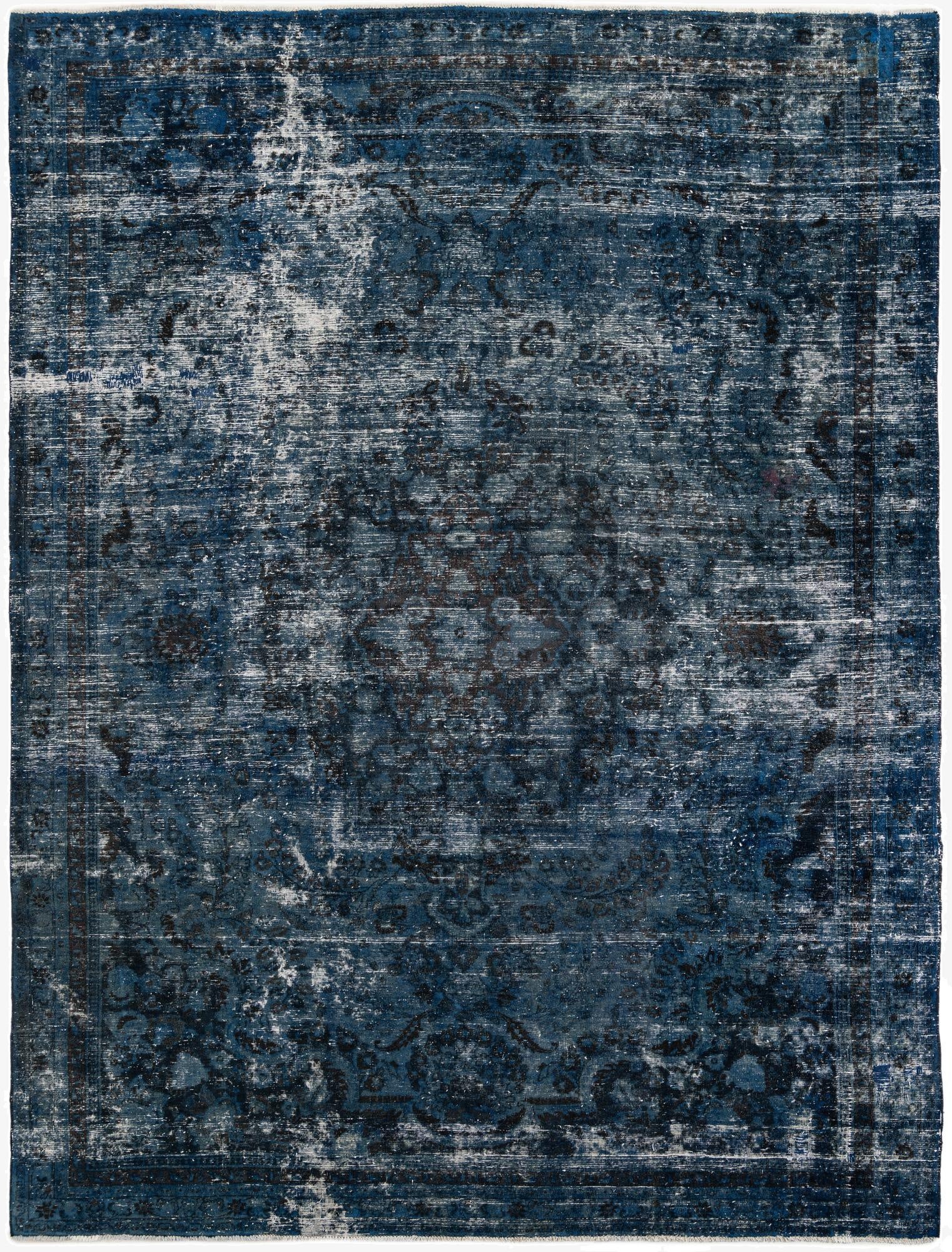 8' 10 x 11' 9  Hand Knotted Ultra Vintage Persian Wool Rug