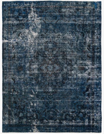 8' 10 x 11' 9 Hand Knotted Ultra Vintage Persian Wool Rug