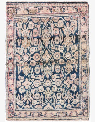 3' 3 x 4' 9 Hand Knotted Ultra Vintage Persian Wool Rug