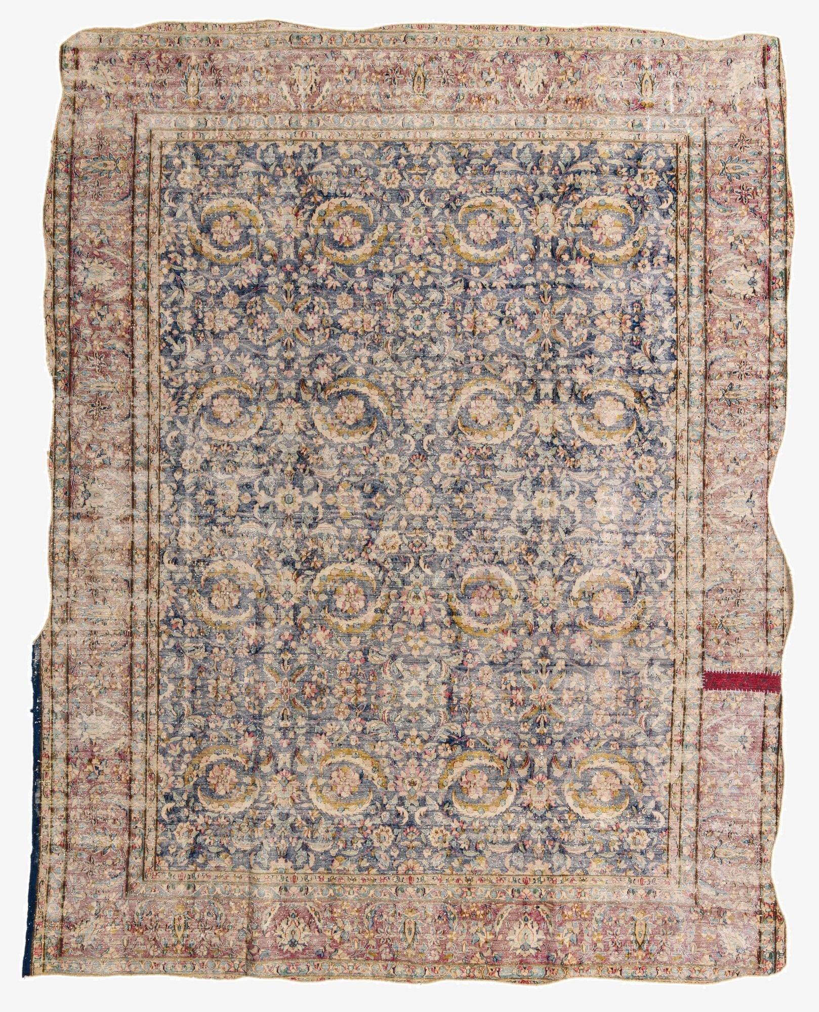 9' 3 x 12'  Hand Knotted Ultra Vintage Persian Wool Rug