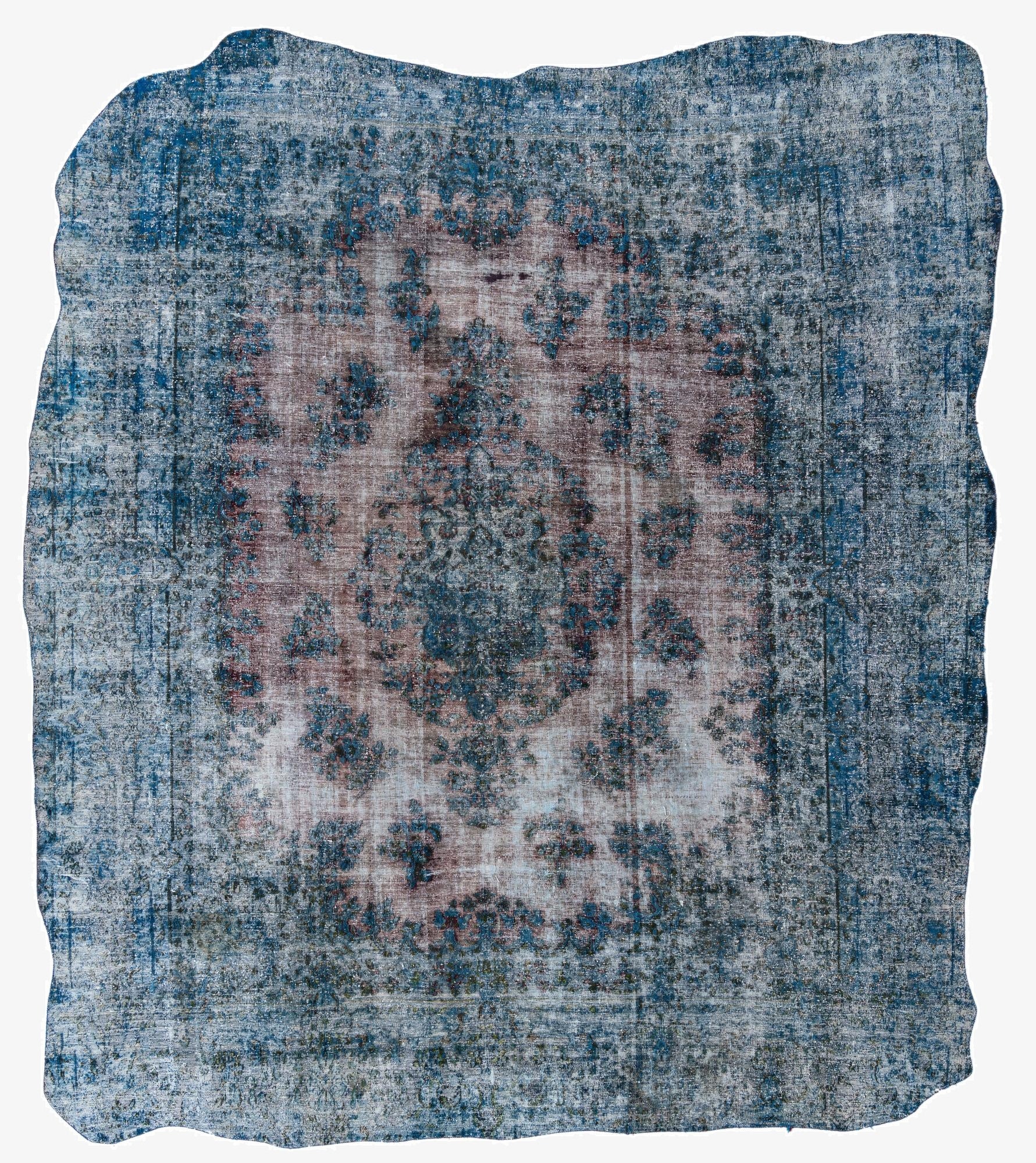 10' 1 x 11'  Hand Knotted Ultra Vintage Persian Wool Rug