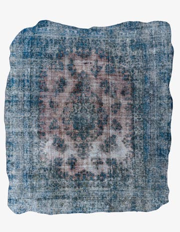 10' 1 x 11' Hand Knotted Ultra Vintage Persian Wool Rug