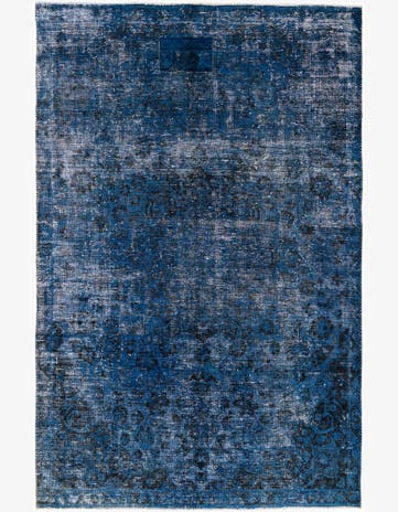 6' 4 x 9' 10 Hand Knotted Ultra Vintage Persian Wool Rug