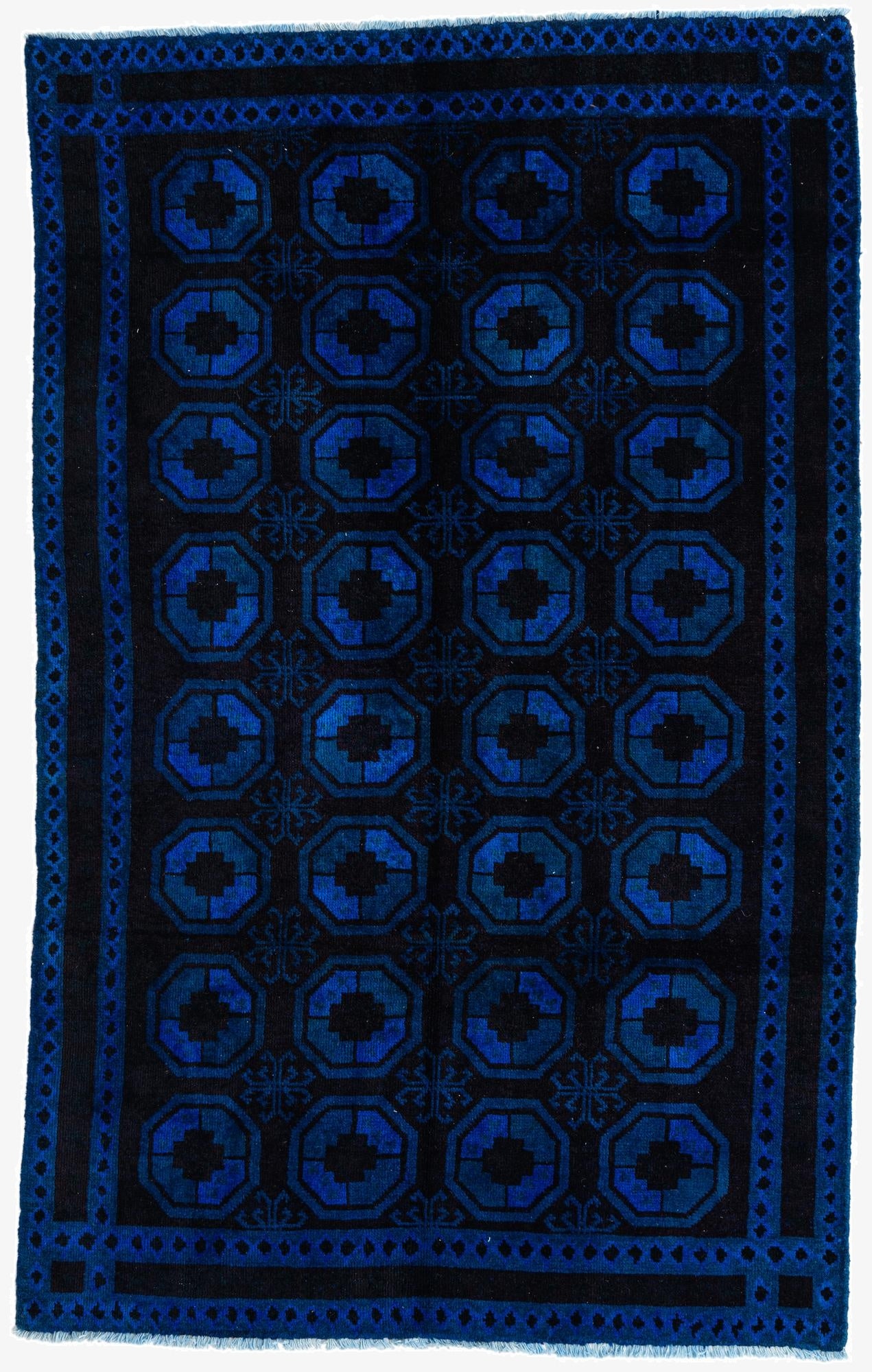 5' 2 x 8' 2  Hand Knotted Ultra Vintage Wool Rug