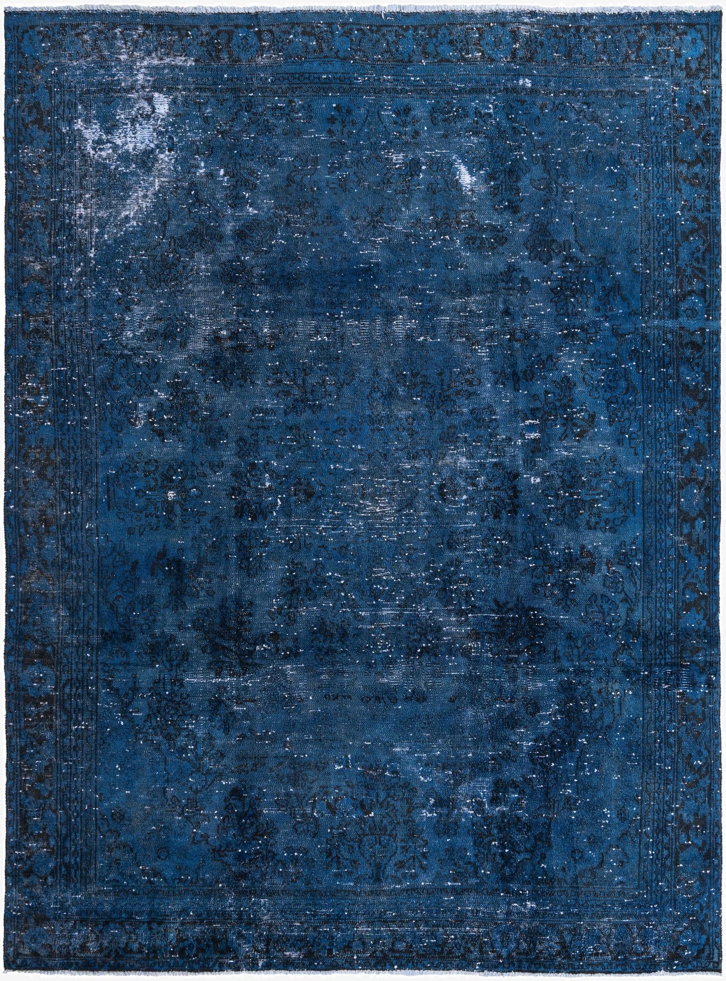 8' 1 x 10' 9  Hand Knotted Ultra Vintage Persian Wool Rug