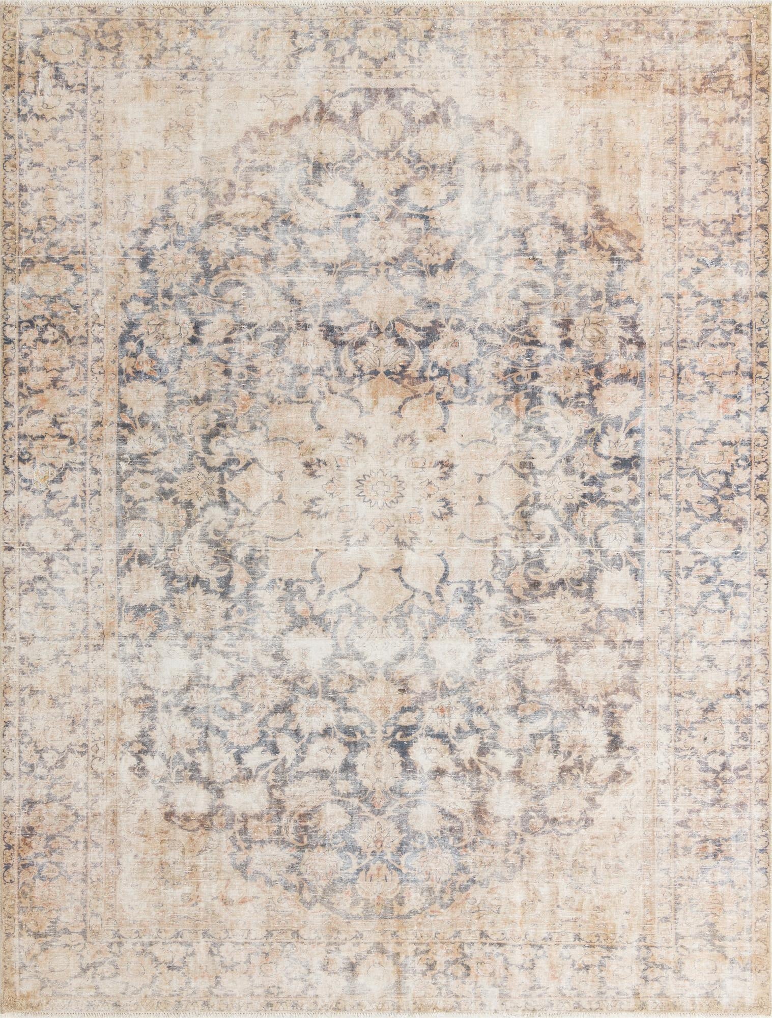 9' 3 x 12' 3  Hand Knotted Ultra Vintage Persian Wool Rug