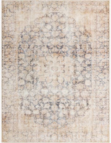 9' 3 x 12' 3 Hand Knotted Ultra Vintage Persian Wool Rug