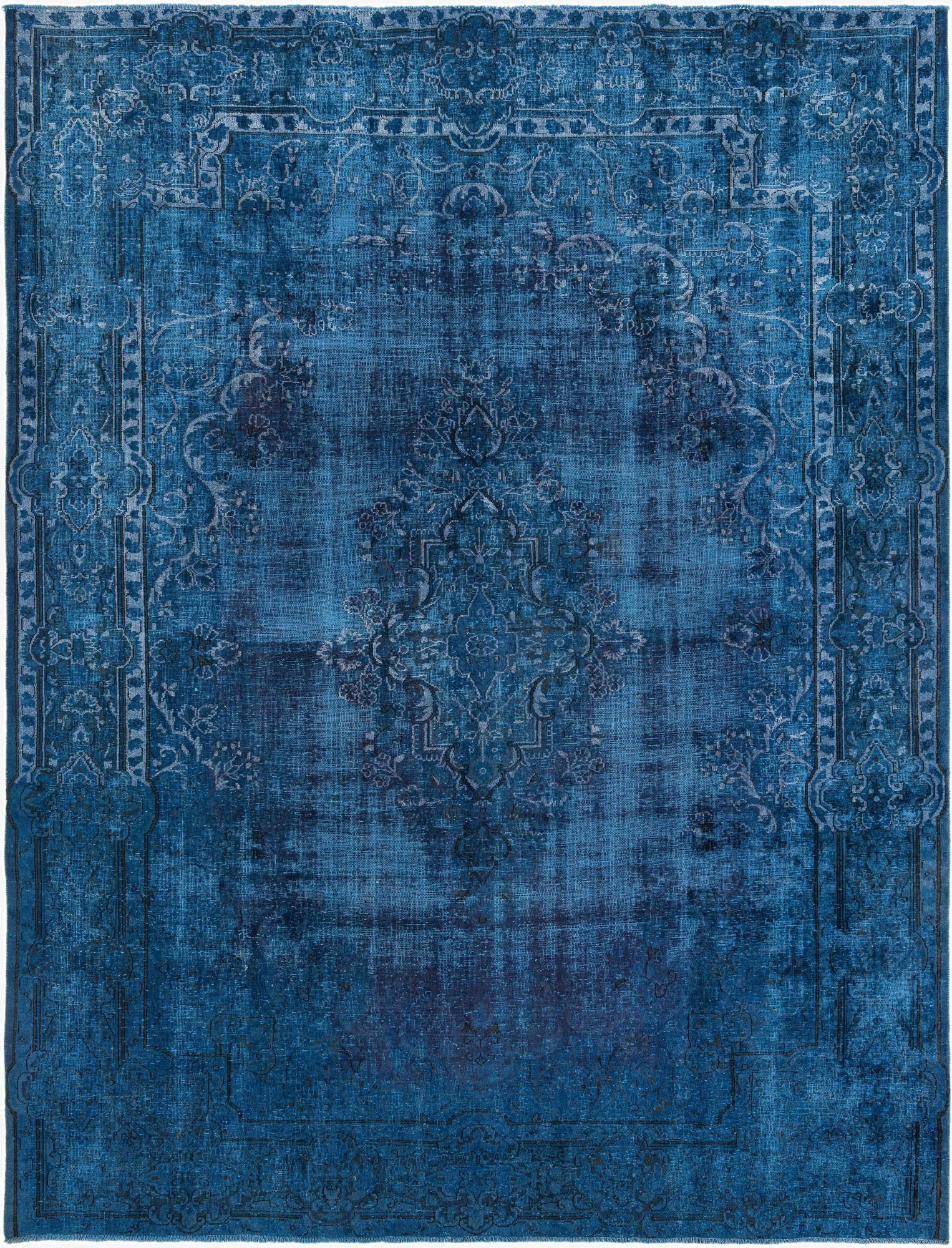 8' 9 x 11' 4  Hand Knotted Ultra Vintage Persian Wool Rug