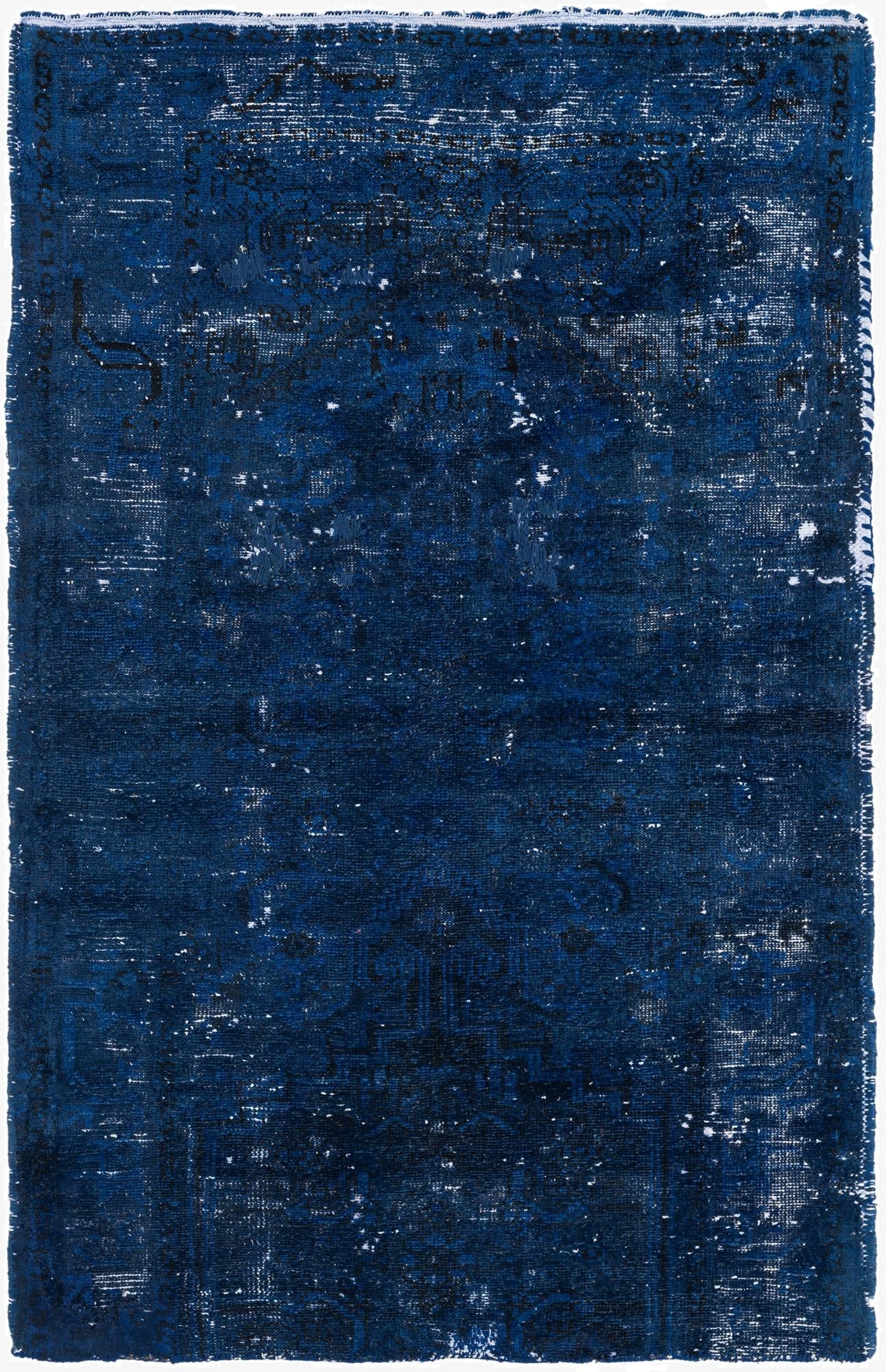 3' 6 x 5' 6  Hand Knotted Ultra Vintage Persian Wool Rug