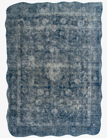 7' 10 x 10' 11 Hand Knotted Ultra Vintage Persian Wool Rug