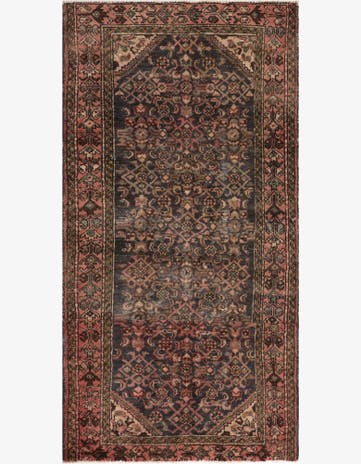 3' 9 x 7' 1 Hand Knotted Ultra Vintage Persian Wool Rug