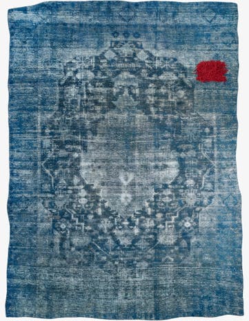 9' 2 x 11' 10 Hand Knotted Ultra Vintage Persian Wool Rug