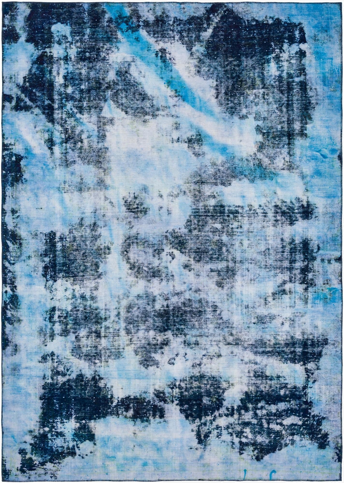 8' 4 x 11' 9  Hand Knotted Ultra Vintage Persian Wool Rug