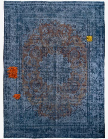 9' 9 x 13' 1 Hand Knotted Ultra Vintage Persian Wool Rug