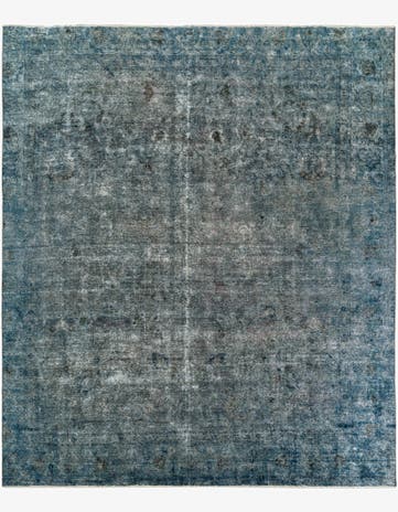 10' 4 x 12' 1 Hand Knotted Ultra Vintage Persian Wool Rug