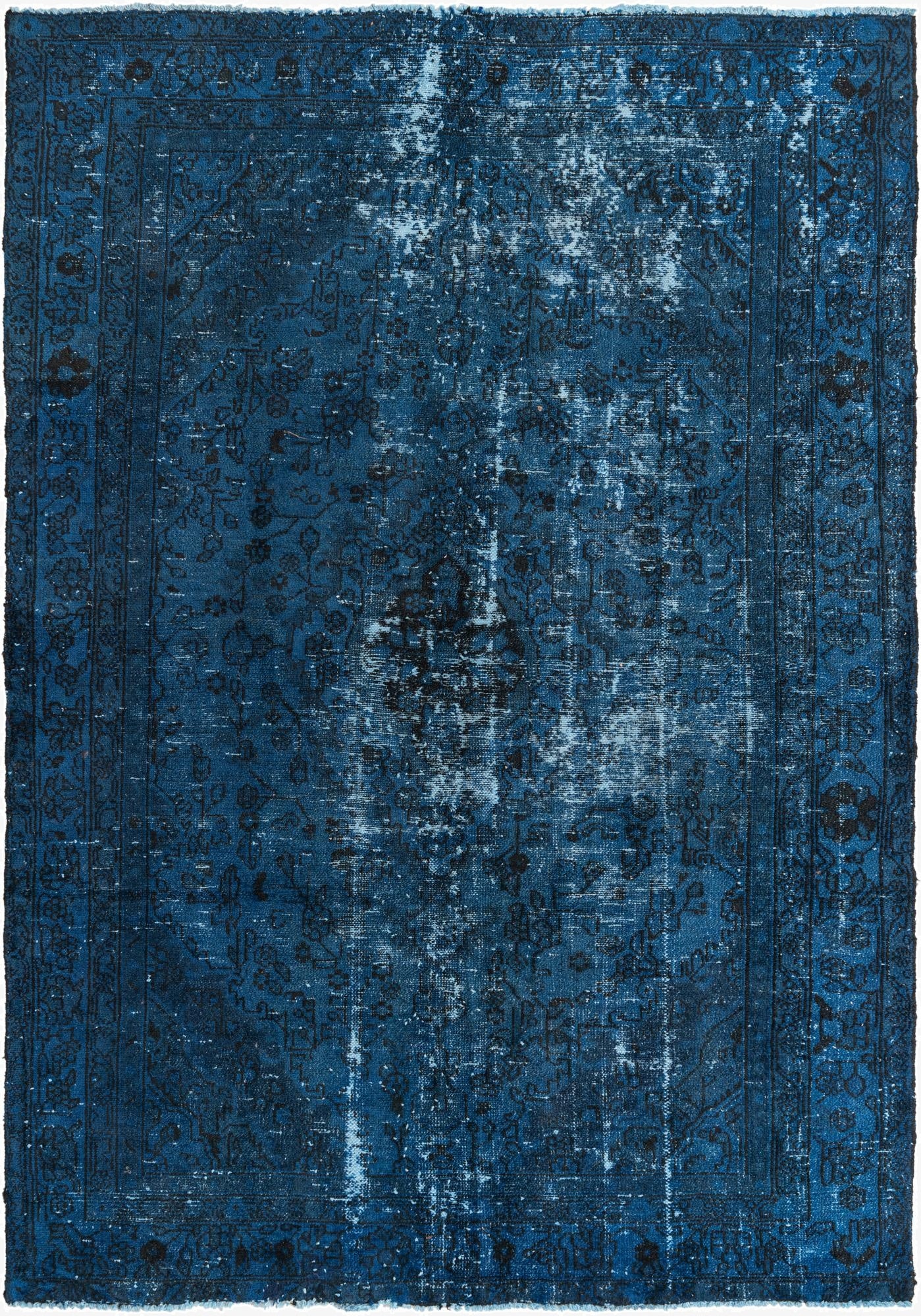 Primary image 6' 5 x 9' 2  Hand Knotted Ultra Vintage Persian Wool Rug