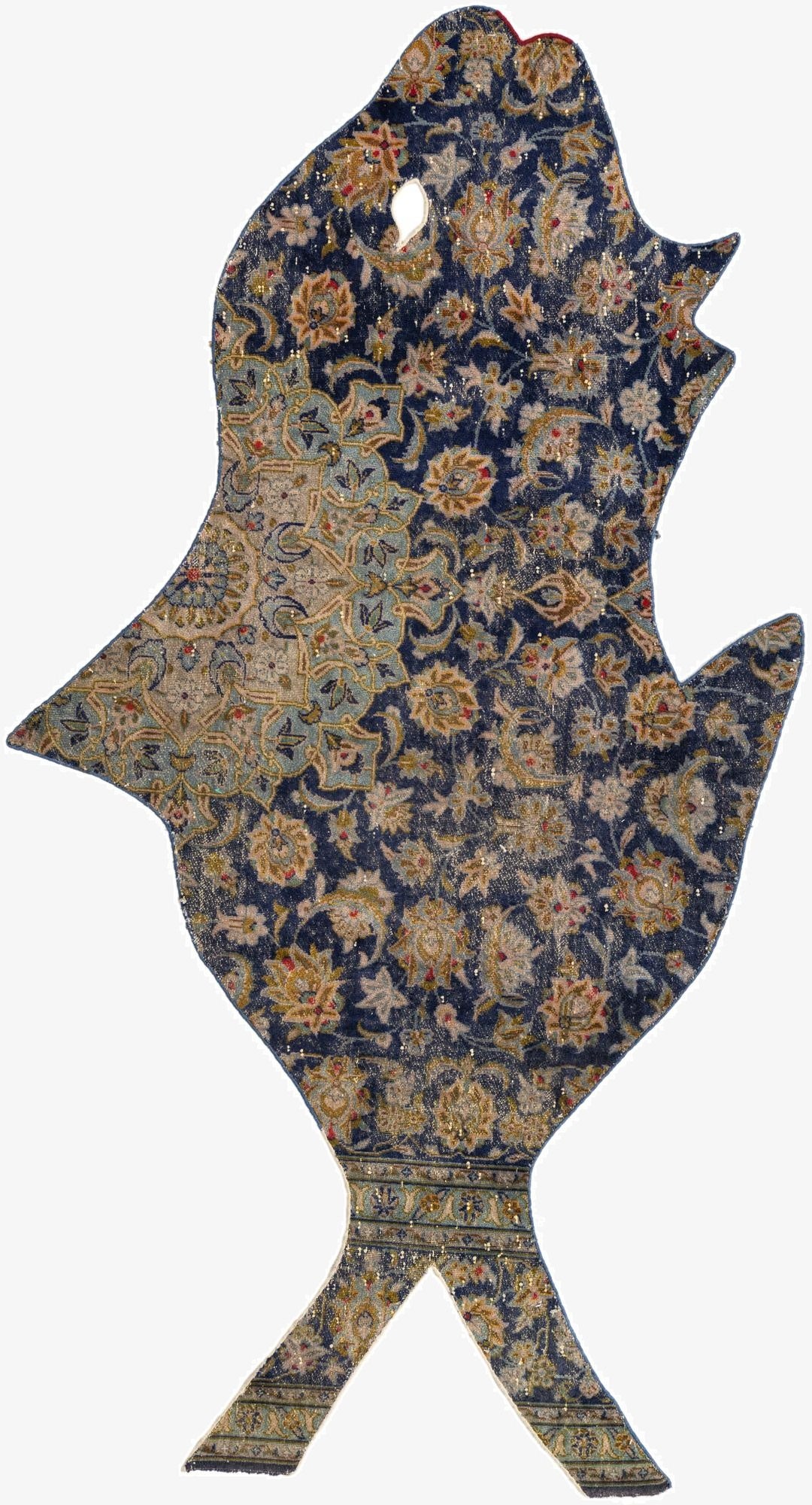 Primary image 4' 2 x 6' 9  Hand Knotted Ultra Vintage Persian Wool Rug