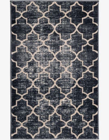 Jill Zarin Navy Blue Uptown Lincoln Center Rug