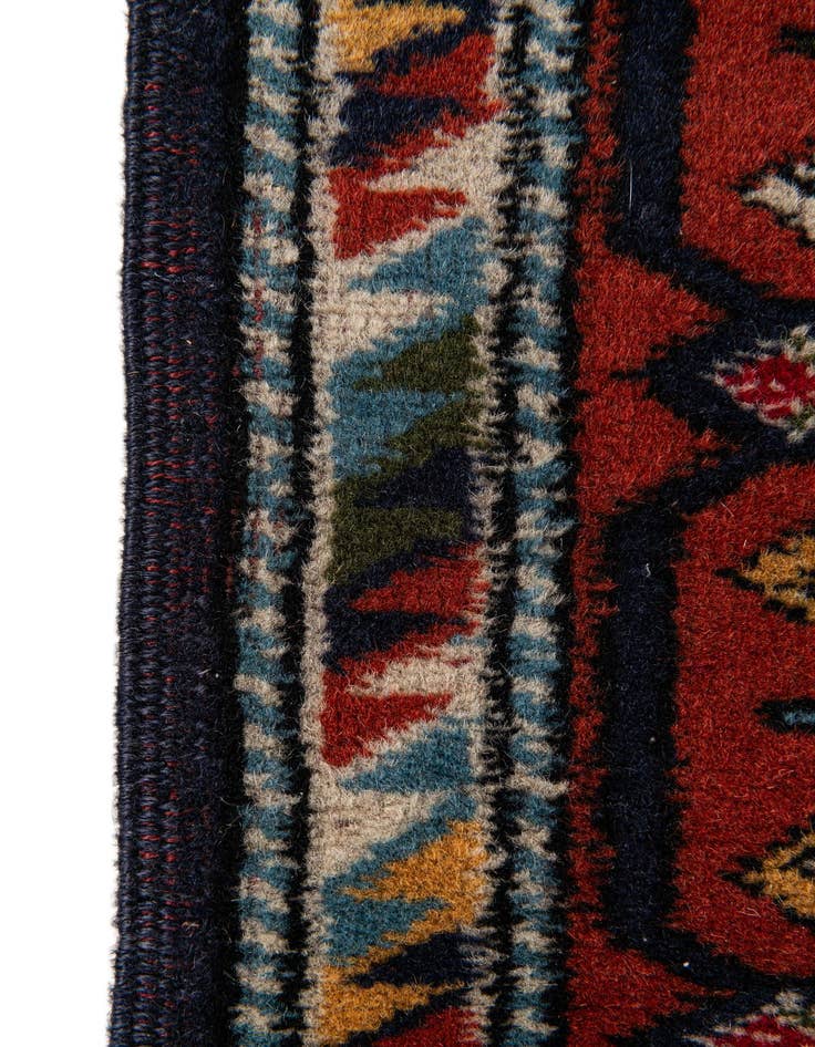 Detail image of 3' 3 x 4' 8  Hand Knotted Yalameh Wool Rug