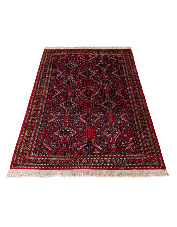 Detail image of 6' 4 x 10' 1 Hand Knotted Yalameh Wool Rug