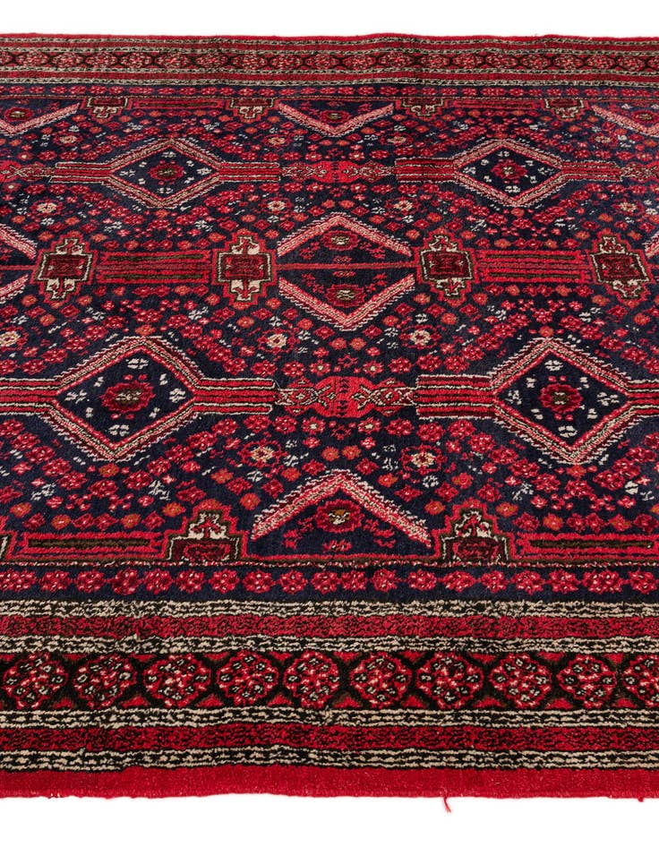 Detail image of 6' 4 x 10' 1 Hand Knotted Yalameh Wool Rug