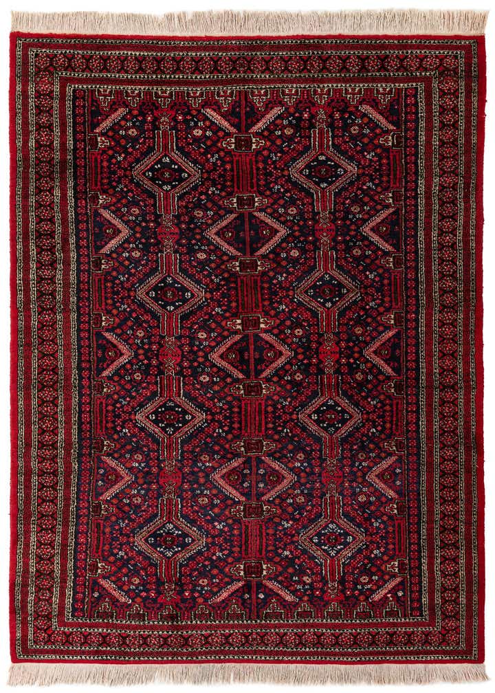 6' 4 x 10' 1 Hand Knotted Yalameh Wool Rug