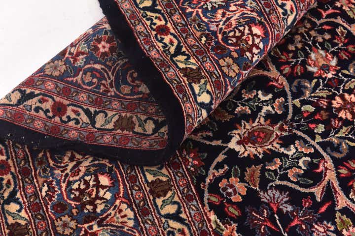 10' x 12' 7 Hand Knotted Yazd Persian Wool Rug