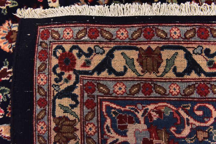 10' x 12' 7 Hand Knotted Yazd Persian Wool Rug