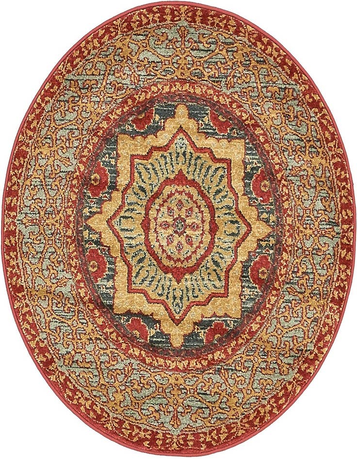 Detail image of 3' x 3' Amina Round Rug