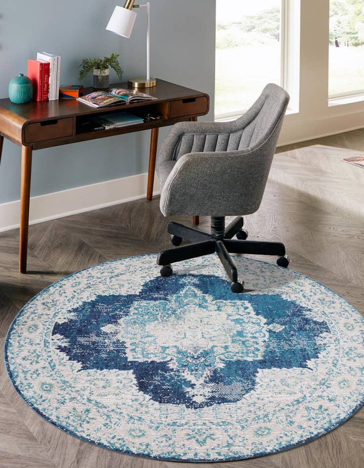 Detail image of 4' x 4' Amulet Round Rug