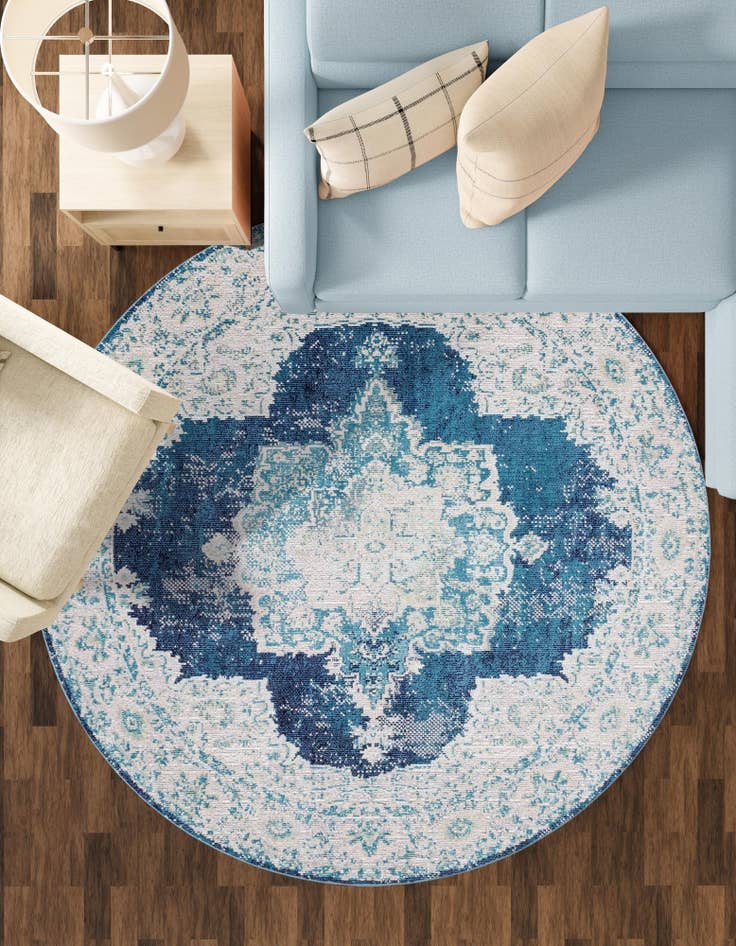 Detail image of 4' x 4' Amulet Round Rug