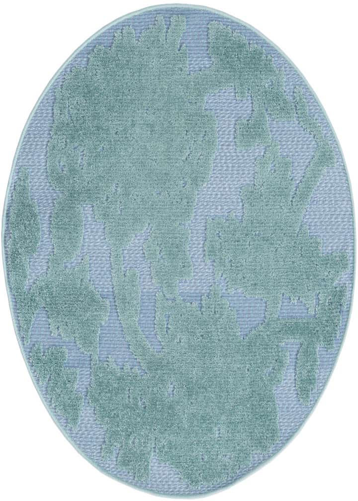 3' 3 x 3' 3 Easy-Clean Aruba Indoor / Outdoor Round Rug