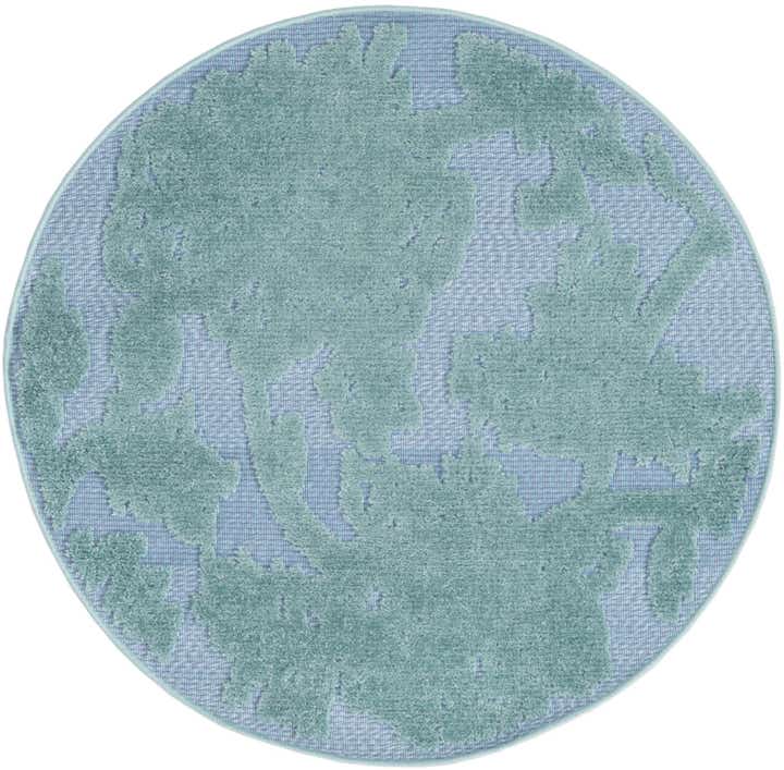 3' 3 x 3' 3 Easy-Clean Aruba Indoor / Outdoor Round Rug
